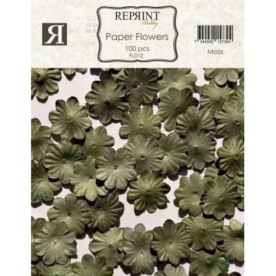 Reprint Paper Flowers - Moss