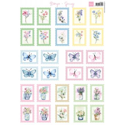 Marianne Design Decoupage Sheet A4 - Stamps Spring