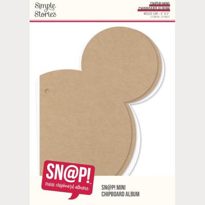 Simple Stories SN@P!  - Mini Chipboard Album Mouse Ear