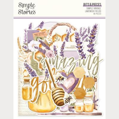 Simple Stories Simple Vintage Lavender Fields - Bits & Pieces