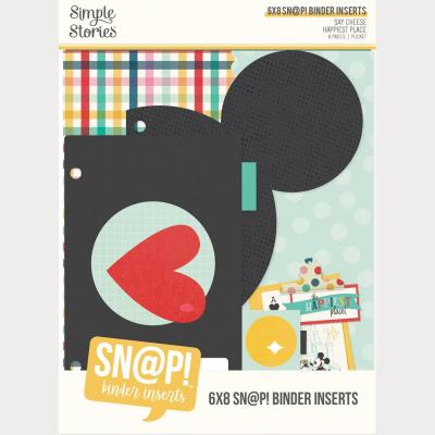 Simple Stories Say Cheese Happiest Place - Binder Inserts