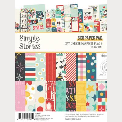 Simple Stories Say Cheese Happiest Place - Paper Pad