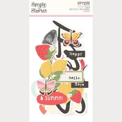 Simple Stories Pink Lemonade - Simple Pages Pieces