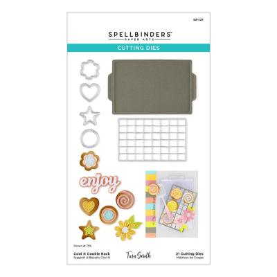 Spellbinders Make It & Bake It Etched Dies - Cool It Cookie Rack
