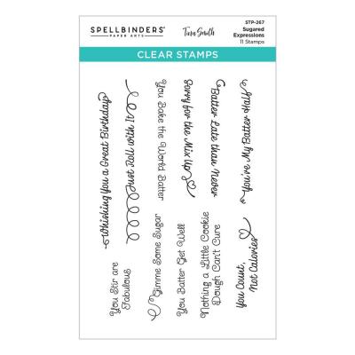 Spellbinders Make It & Bake It Stempel - Sugared Expressions