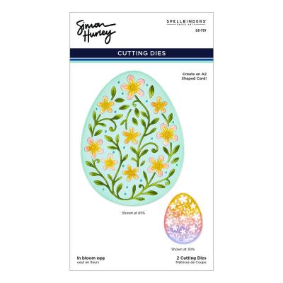 Spellbinders Happy Spring Etched Dies - Bloom Egg