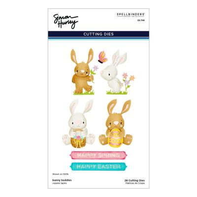 Spellbinders Happy Spring Etched Dies - Bunny Buddies