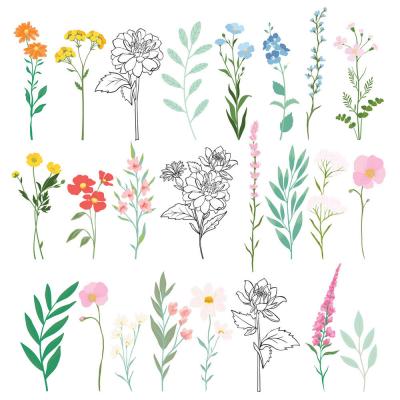 Spellbinders Breakfast in Bed - Floral Stickers