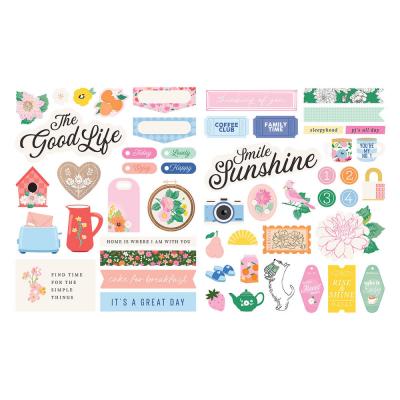 Spellbinders Breakfast in Bed - Chipboard Stickers