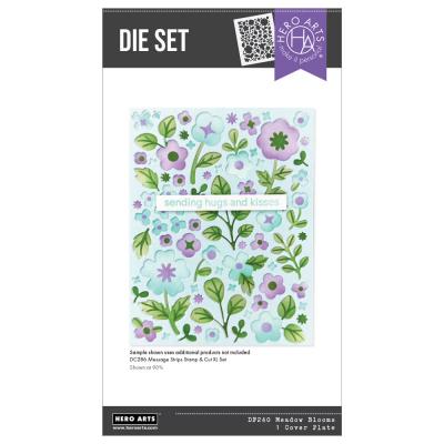Hero Arts Spring Meadow Cover Plate Die - Meadow Blooms