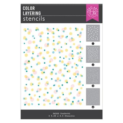 Hero Arts Eggstra Special Stencil - Confetti