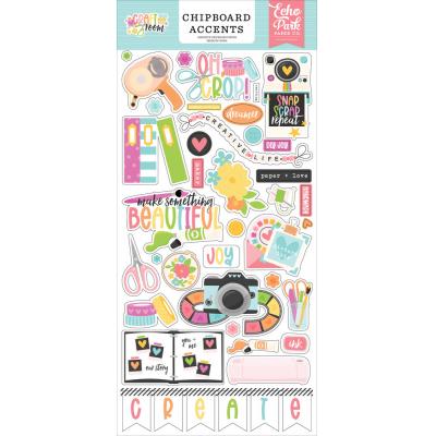 Echo Park Craft Room - Chipboard Accents