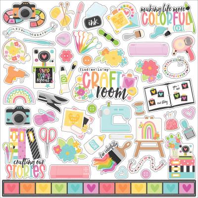 Echo Park Craft Room - Element Sticker