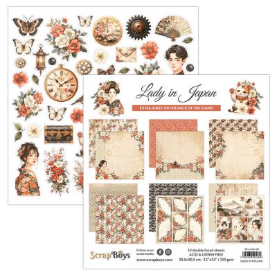 ScrapBoys Lady In Japan - Paper Pad