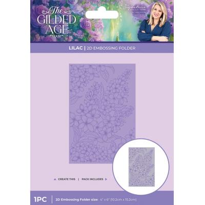 Crafter's Companion The Gilded Age  Embossing Folder - Lilac