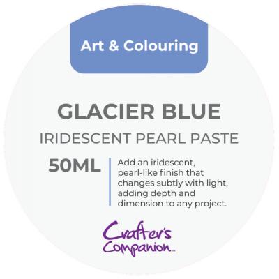 Crafter's Companion Iridescent Pearl Paste - Glacier Blue