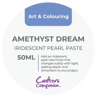 Crafter's Companion Iridescent Pearl Paste - Amethyst Dream