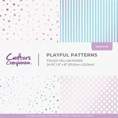 Crafter's Companion Playful Patterns - Vellum Pad