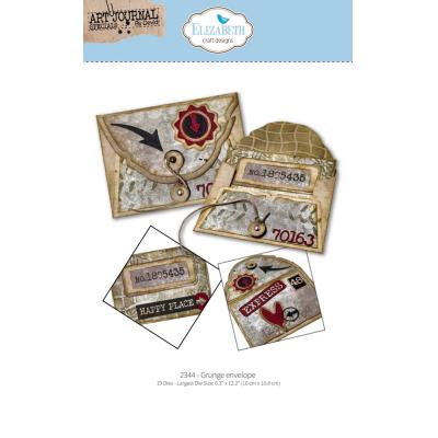 Elizabeth Craft Designs Hello You! Dies - Grunge Envelope