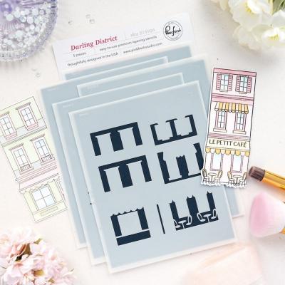 Pinkfresh Studio The Couture Edit Stencils - Darling District