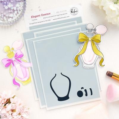 Pinkfresh Studio The Couture Edit Stencil - Elegant Essence