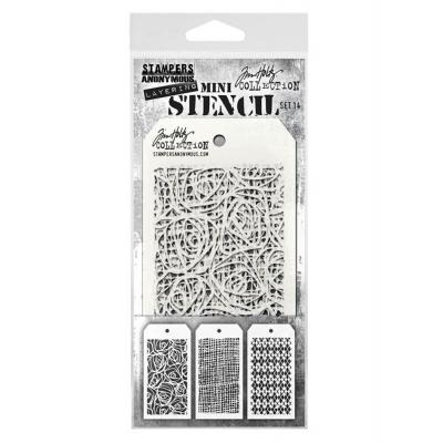 Stampers Anonymous Tim Holtz Mini Stencil Set #14