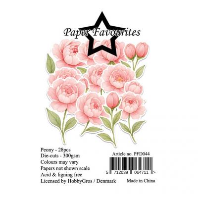 Paper Favourites Die-Cuts - Peony