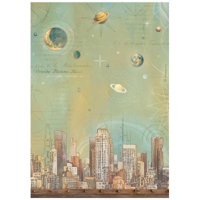Stamperia A New Beginning Rice Paper - Skyline