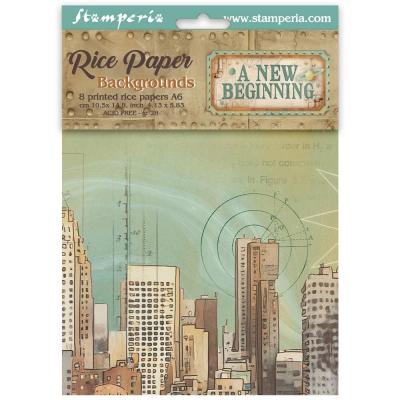 Stamperia A New Beginning Rice Paper - Backgrounds