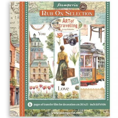 Stamperia Art of Travelling - Rub-On Selection