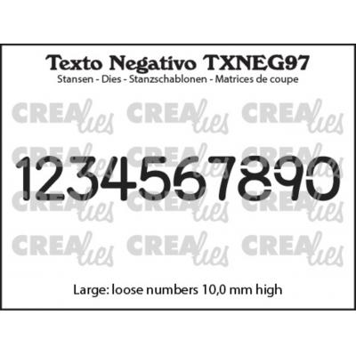 Crealies Cutting Dies - Numbers Large