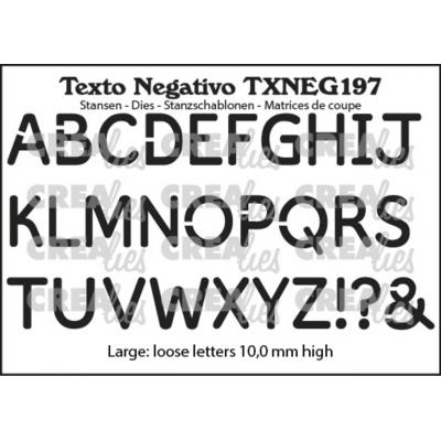 Crealies Cutting Dies - Alphabet Large
