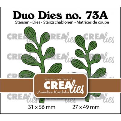 Crealies Cutting Dies - Leaves 20 (Mirror Image)