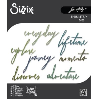 Sizzix Thinlits Die Tim Holtz - Handwritten Journey