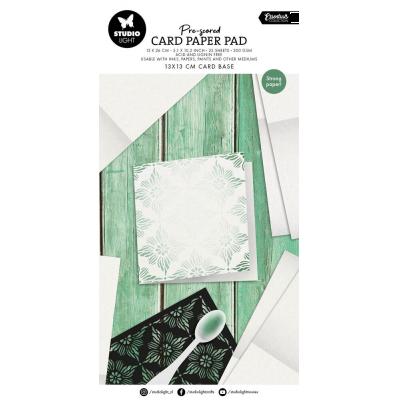 Studio Light Pre-Scored Card Paper Pad White Cards
