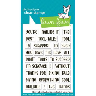 Lawn Fawn Stempel - Henry’s Build-A-Sentiment: Tools
