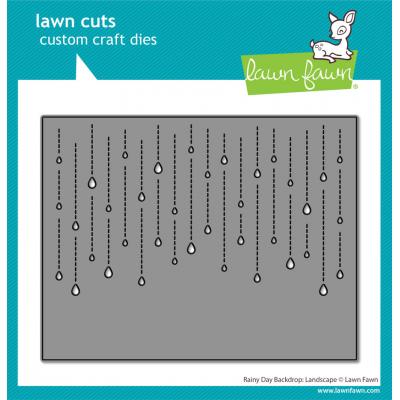 Lawn Fawn Lawn Cuts - Rainy Day Backdrop: Landscape