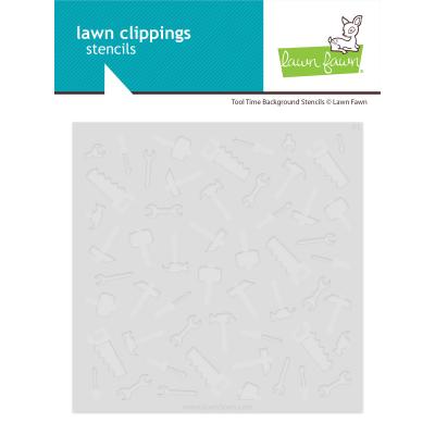 Lawn Fawn Stencil - Tool Time Background