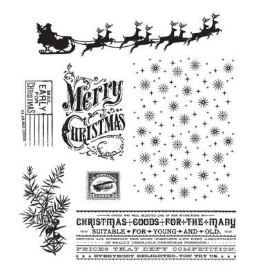 Stampers Anonymous Tim Holtz Stempel - Christmas Nostalgia
