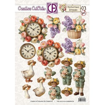 Creatief Art Creative CutOuts - Victorian Dreams 03