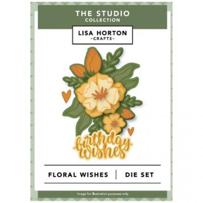 Lisa Horton Crafts Die Set - Floral Wishes