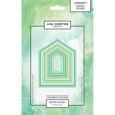 Lisa Horton Crafts Fundamentals  Die Set - Nested Houses