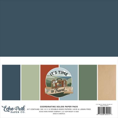 Echo Park It's Time To Travel - Coordinating Solids