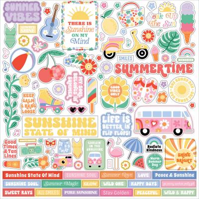 Echo Park Our Groovy Summer - Element Sticker