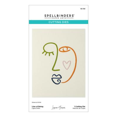 Spellbinders All My Senses Etched Dies - Line Of Being