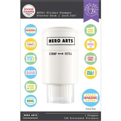 Hero Arts Sticker Stamper Starter Pack - Good Job