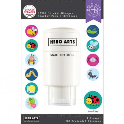 Hero Arts Sticker Stamper Starter Pack - Critters