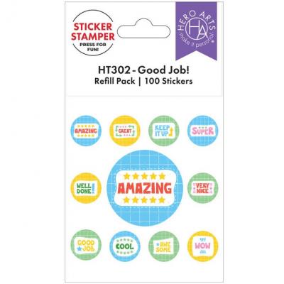 Hero Arts Sticker Stamper Refill Pack - Good Job