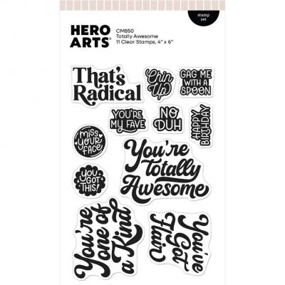 Hero Arts Friends With Flair Stempel - Totally Awesome