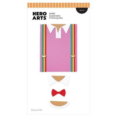 Hero Arts Friends With Flair Die Set - Suspenders